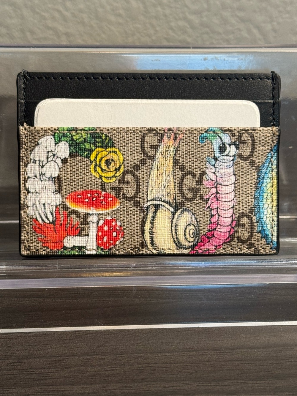 NWOT LIMITED EDITION GUCCI X YUKO HIGUCHI NEO CARD HOLDER